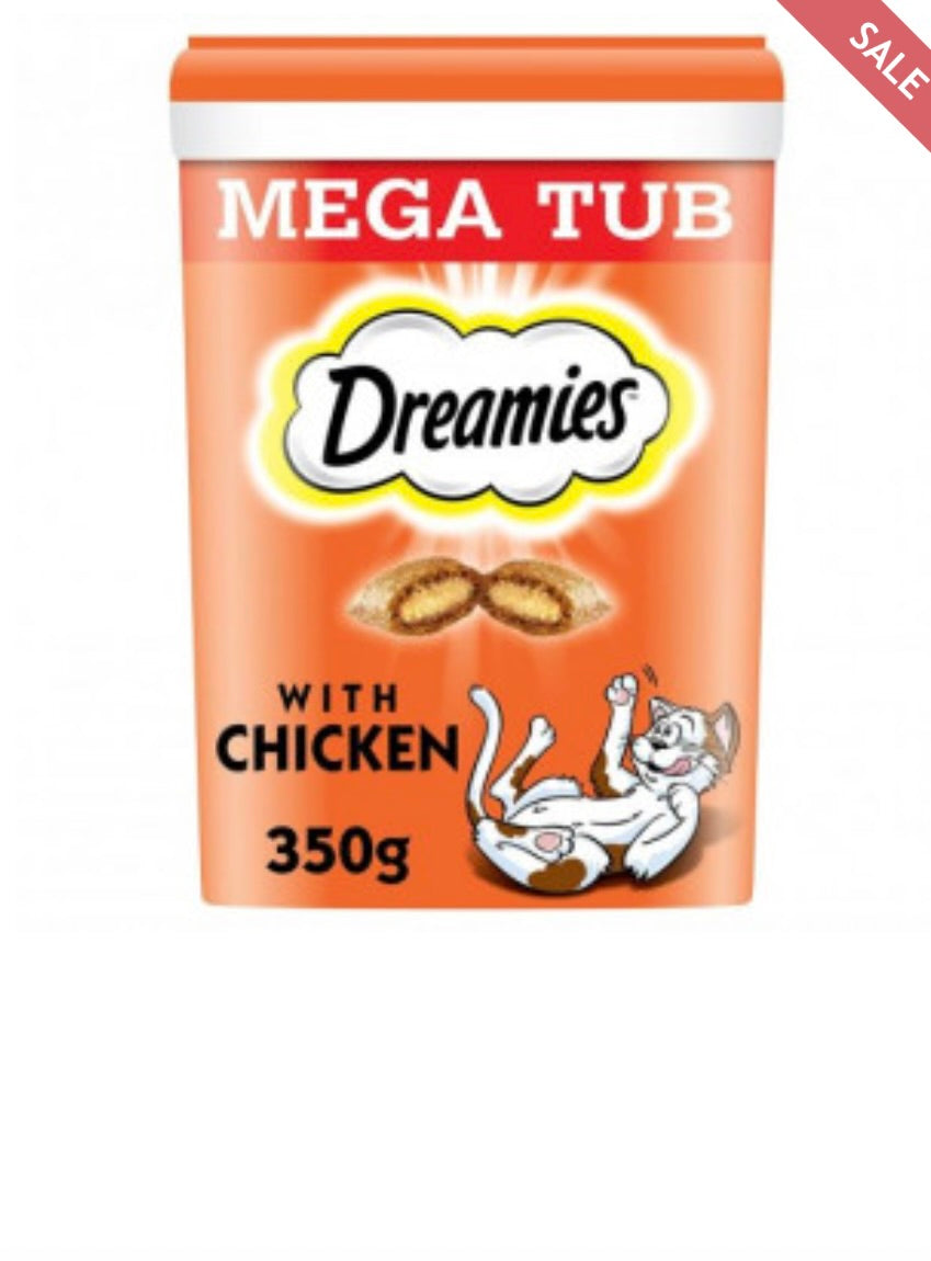 Dreamies Cat Treats With Chicken 350g Megatub
