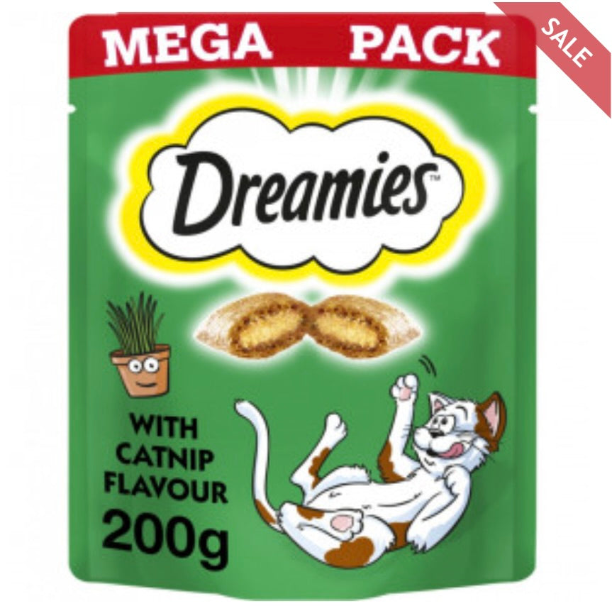 Dreamies Cat Treats With Catnip 200g