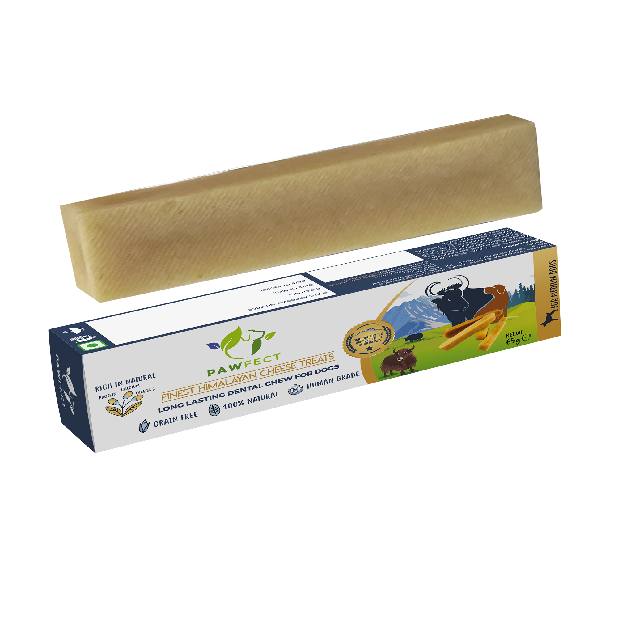 Pawfect Himalayan Cheese Chew for Medium Dogs